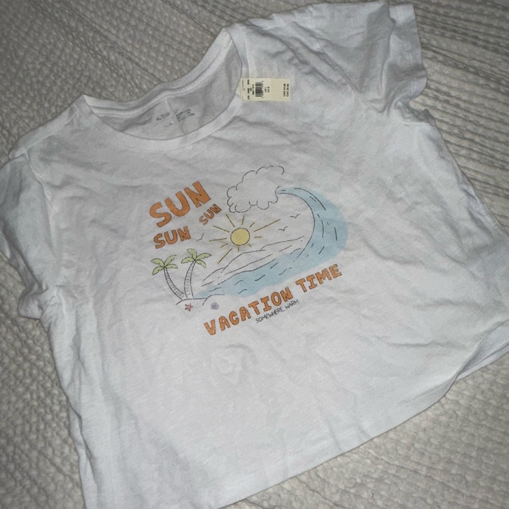 aerie sun sun summer time baby tee